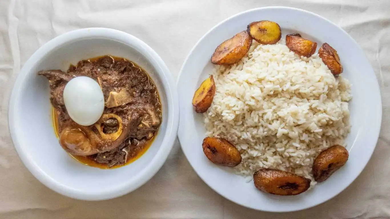 Sawa Sawa traditional West African dish at Atiga Restaurant Winnipeg